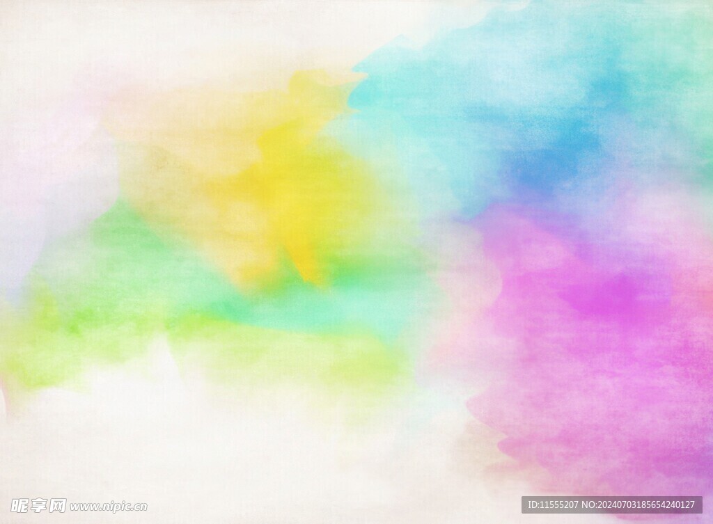 创意水彩抽象艺术画水彩晕染