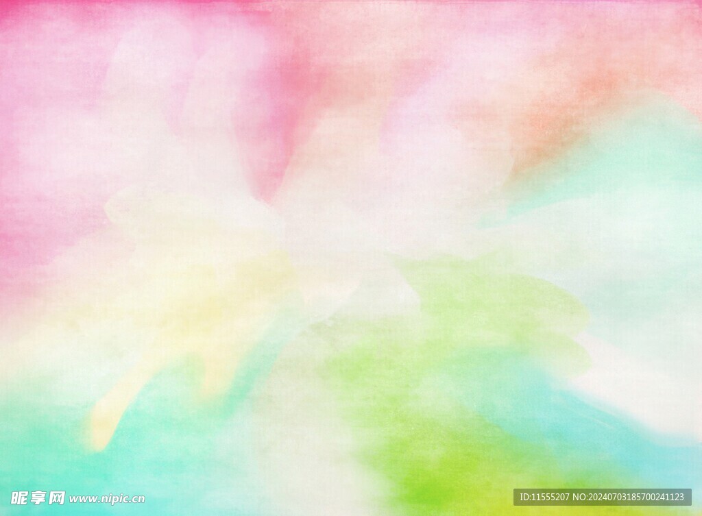 创意水彩抽象艺术画水彩晕染