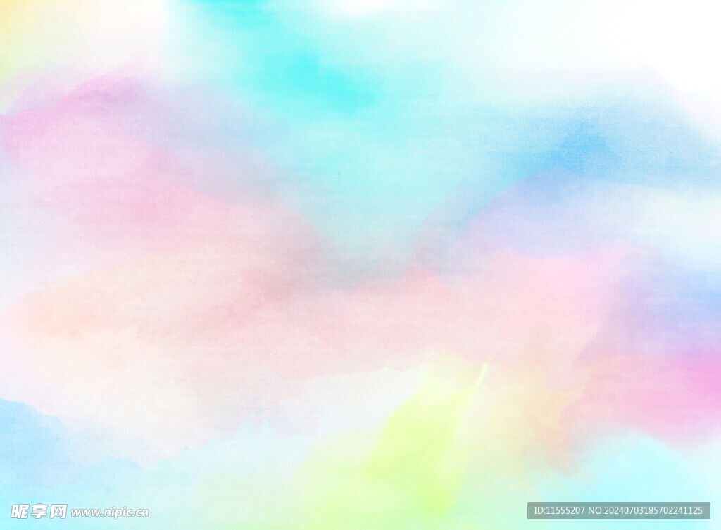 创意水彩抽象艺术画水彩晕染