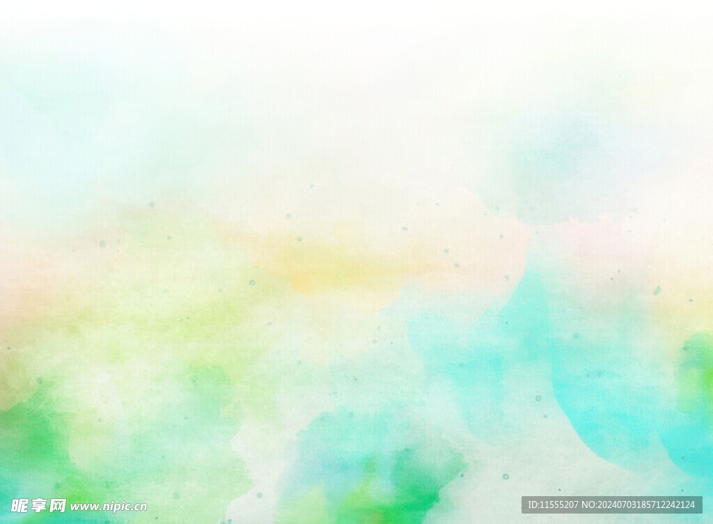创意水彩抽象艺术画水彩晕染