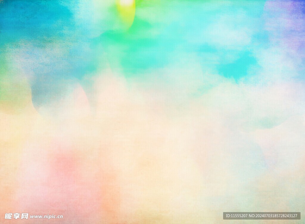 创意水彩抽象艺术画水彩晕染
