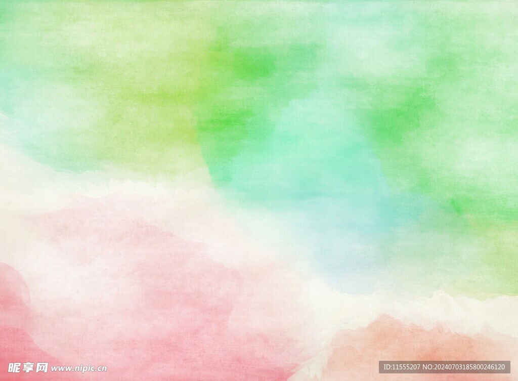创意水彩抽象艺术画水彩晕染