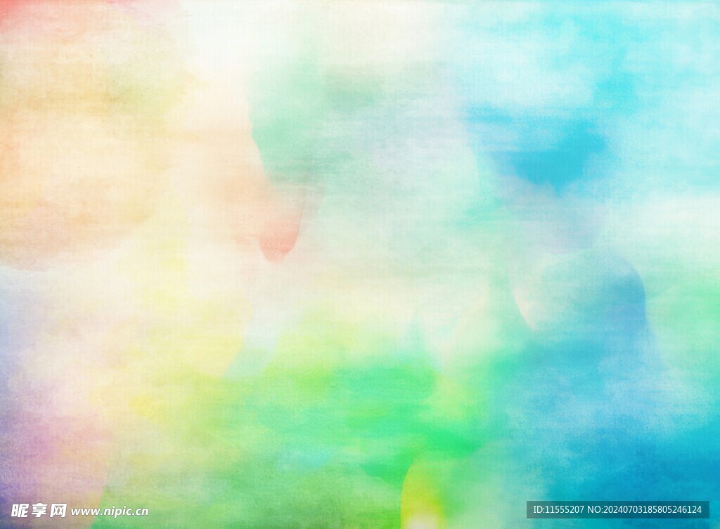 创意水彩抽象艺术画水彩晕染