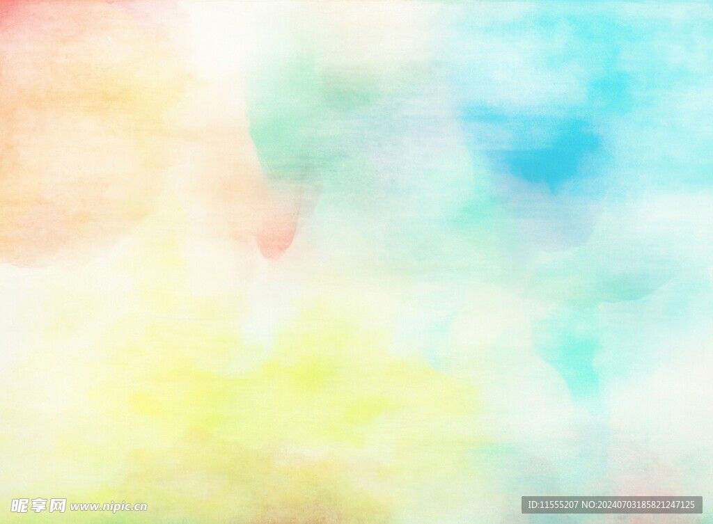创意水彩抽象艺术画水彩晕染