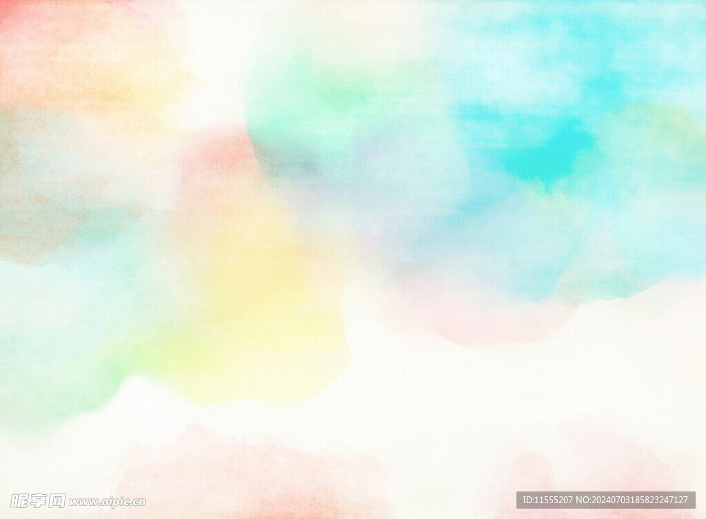 创意水彩抽象艺术画水彩晕染