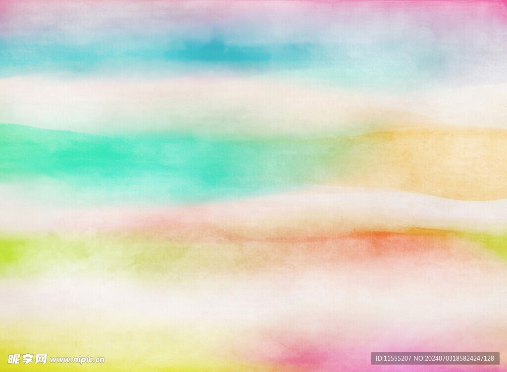 创意水彩抽象艺术画水彩晕染