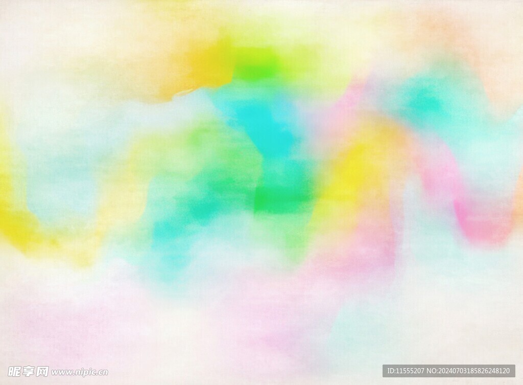 创意水彩抽象艺术画水彩晕染