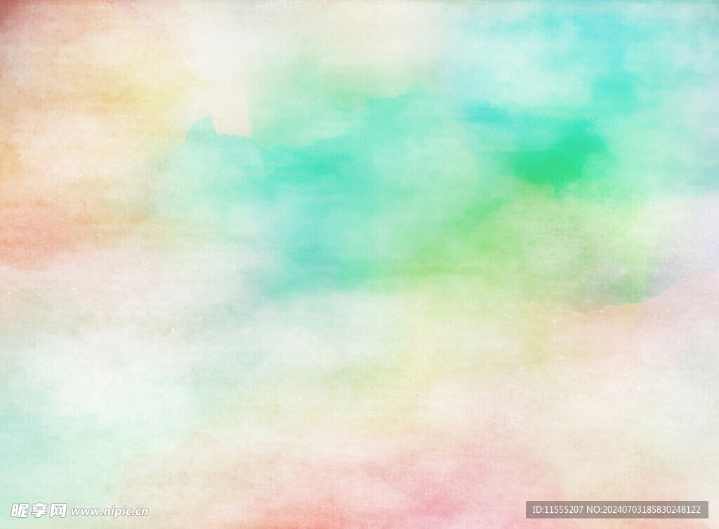 创意水彩抽象艺术画水彩晕染
