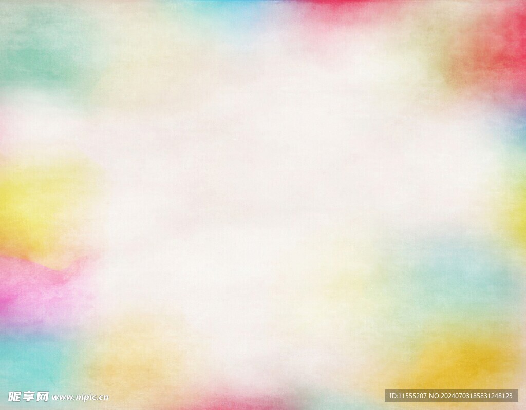创意水彩抽象艺术画水彩晕染