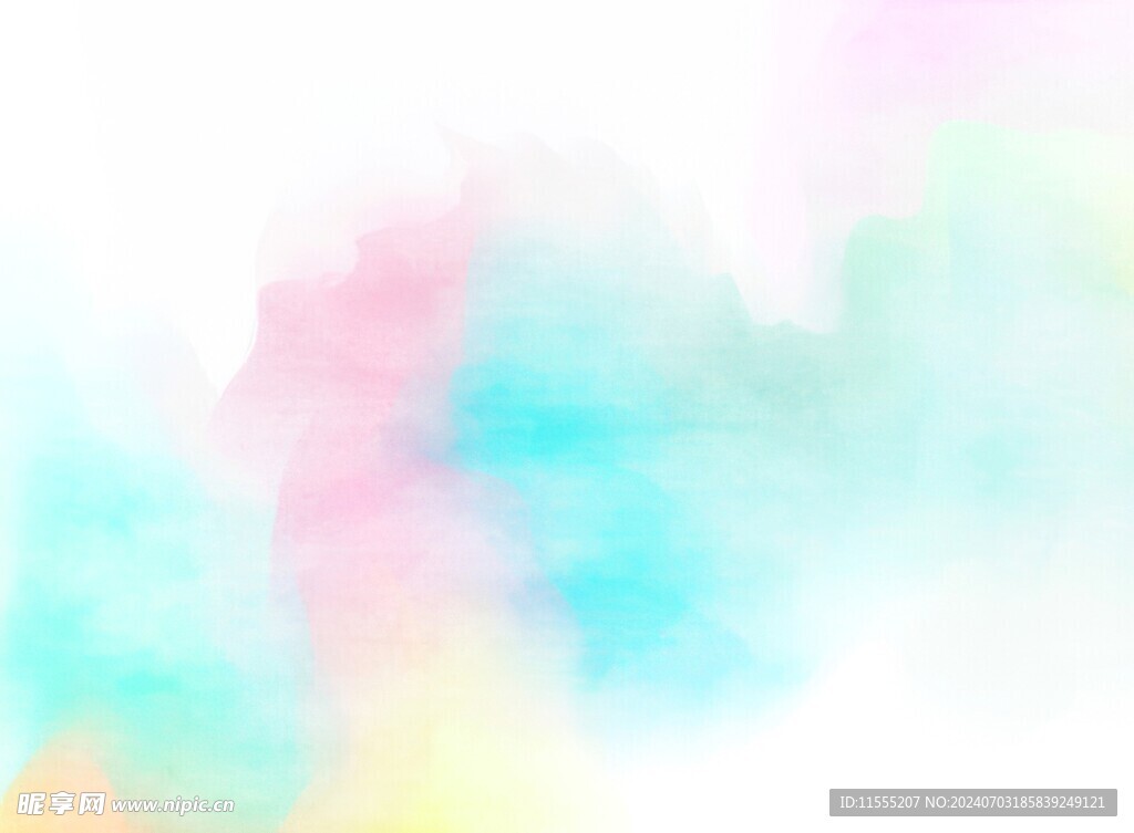 创意水彩抽象艺术画水彩晕染