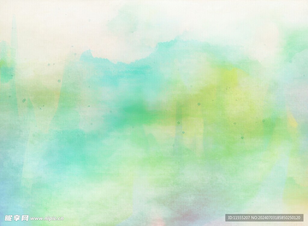 创意水彩抽象艺术画水彩晕染