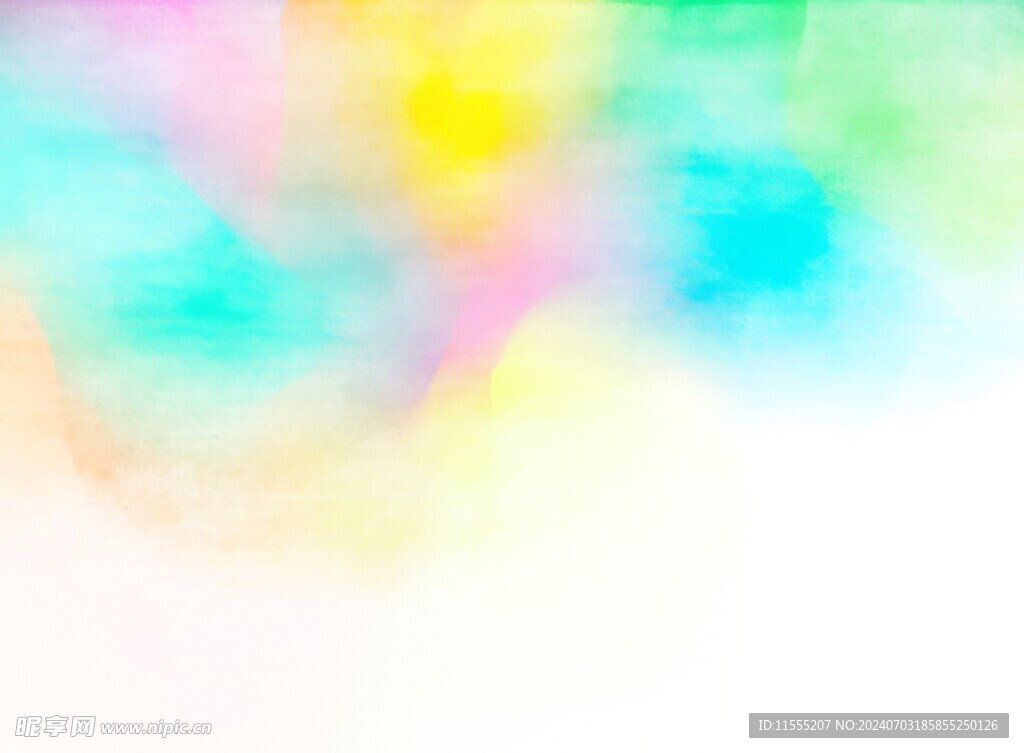 创意水彩抽象艺术画水彩晕染