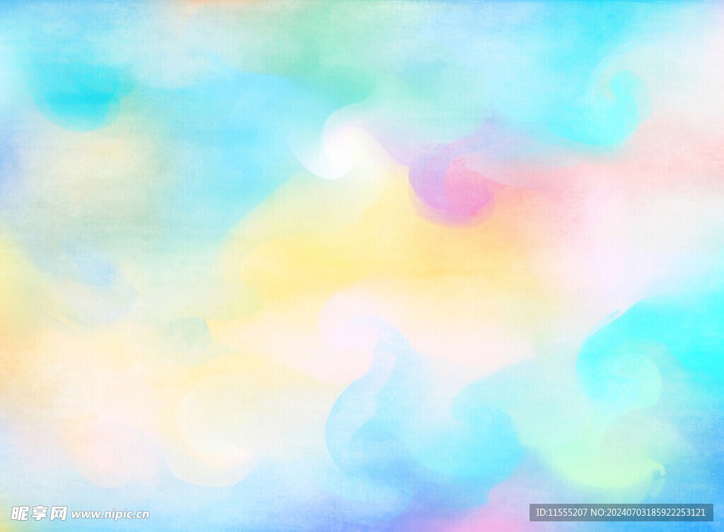 创意水彩抽象艺术画水彩晕染