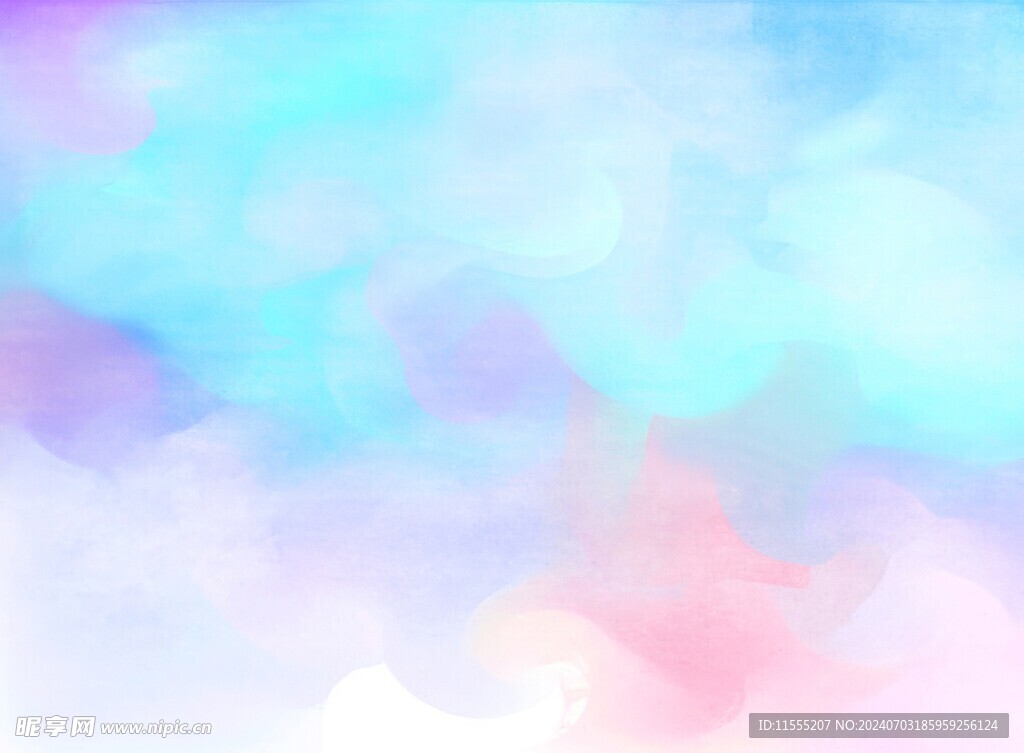 创意水彩抽象艺术画水彩晕染