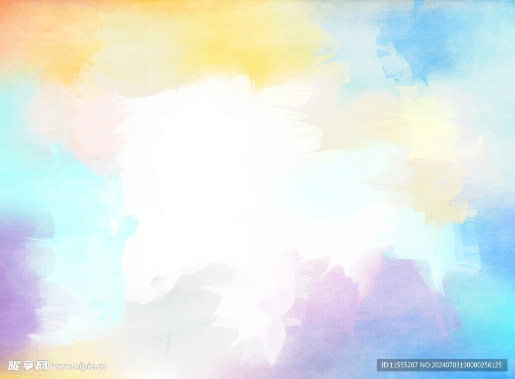 创意水彩抽象艺术画水彩晕染