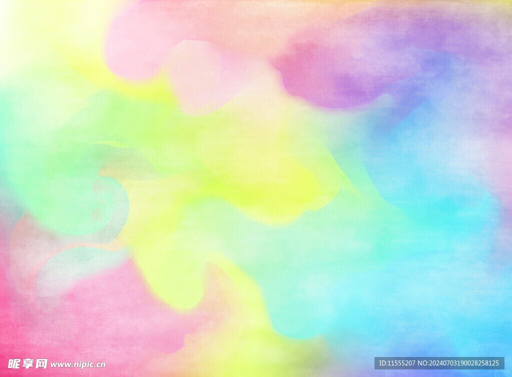 创意水彩抽象艺术画水彩晕染