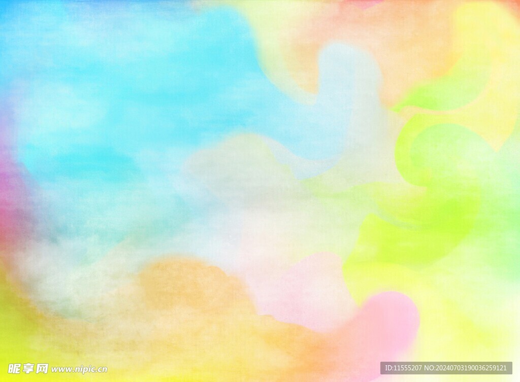 创意水彩抽象艺术画水彩晕染