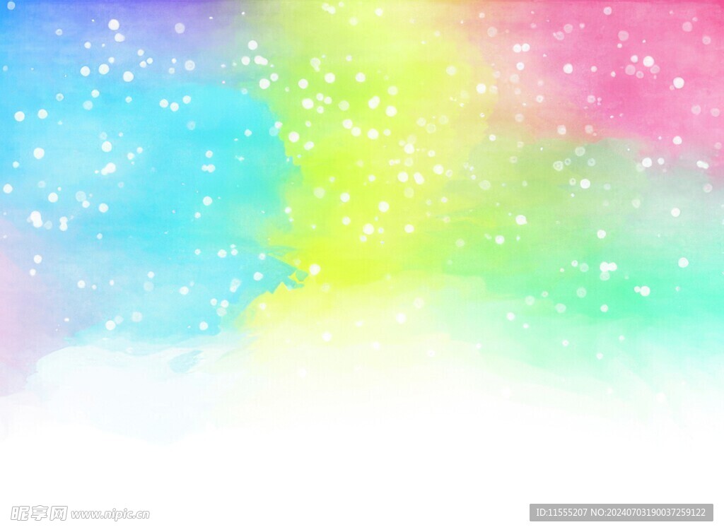 创意水彩抽象艺术画水彩晕染