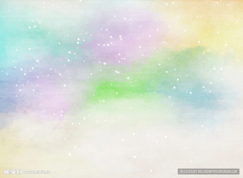创意水彩抽象艺术画水彩晕染