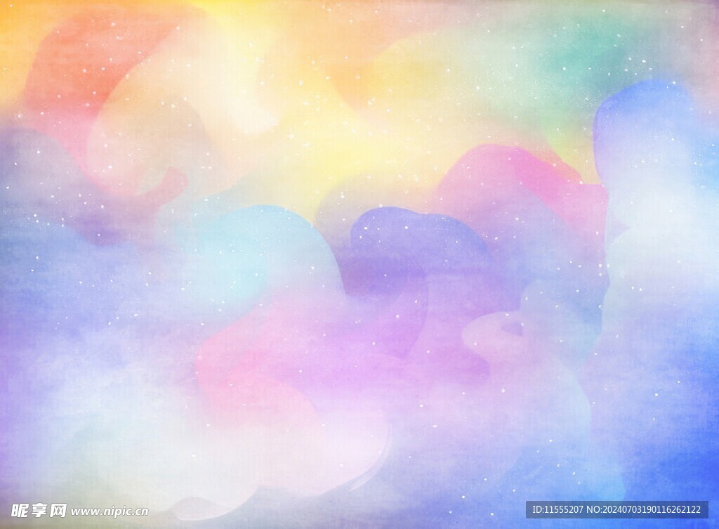 创意水彩抽象艺术画水彩晕染