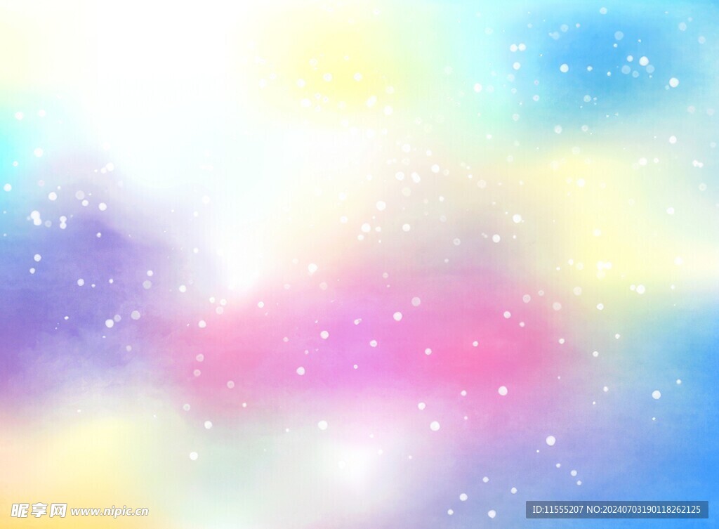 创意水彩抽象艺术画水彩晕染
