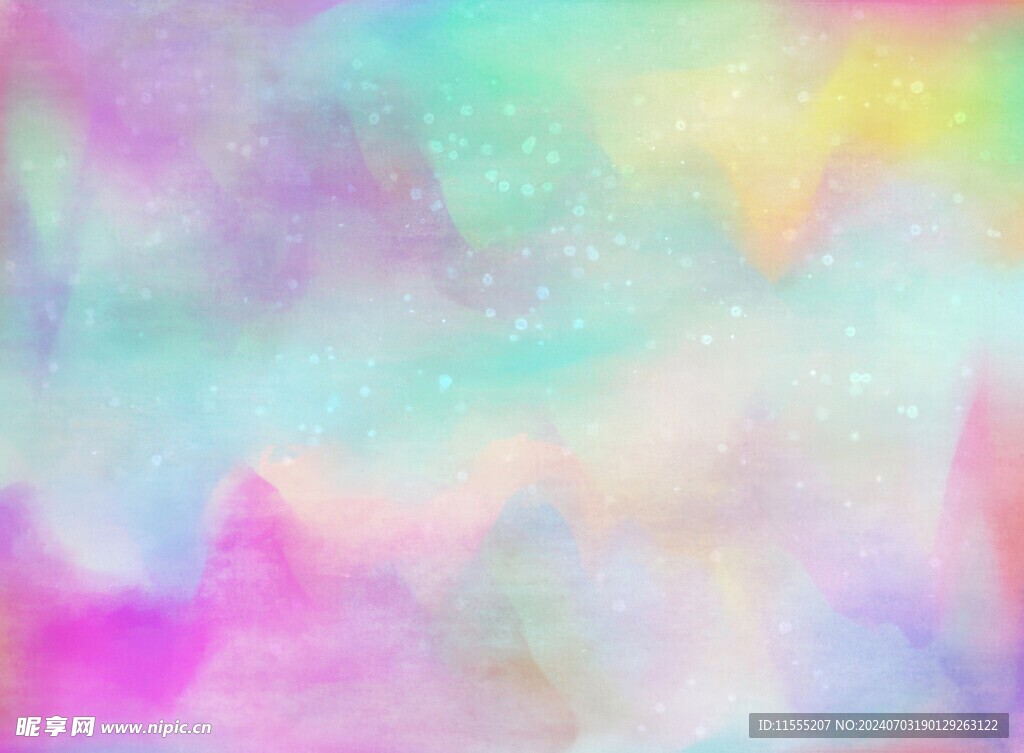 创意水彩抽象艺术画水彩晕染