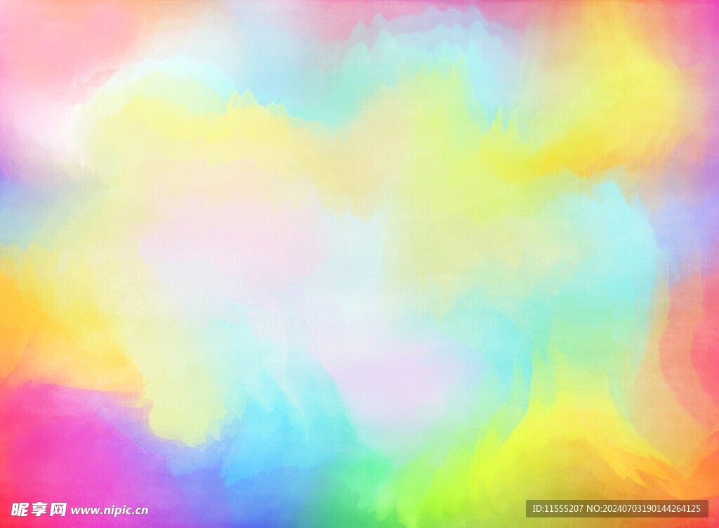 创意水彩抽象艺术画水彩晕染