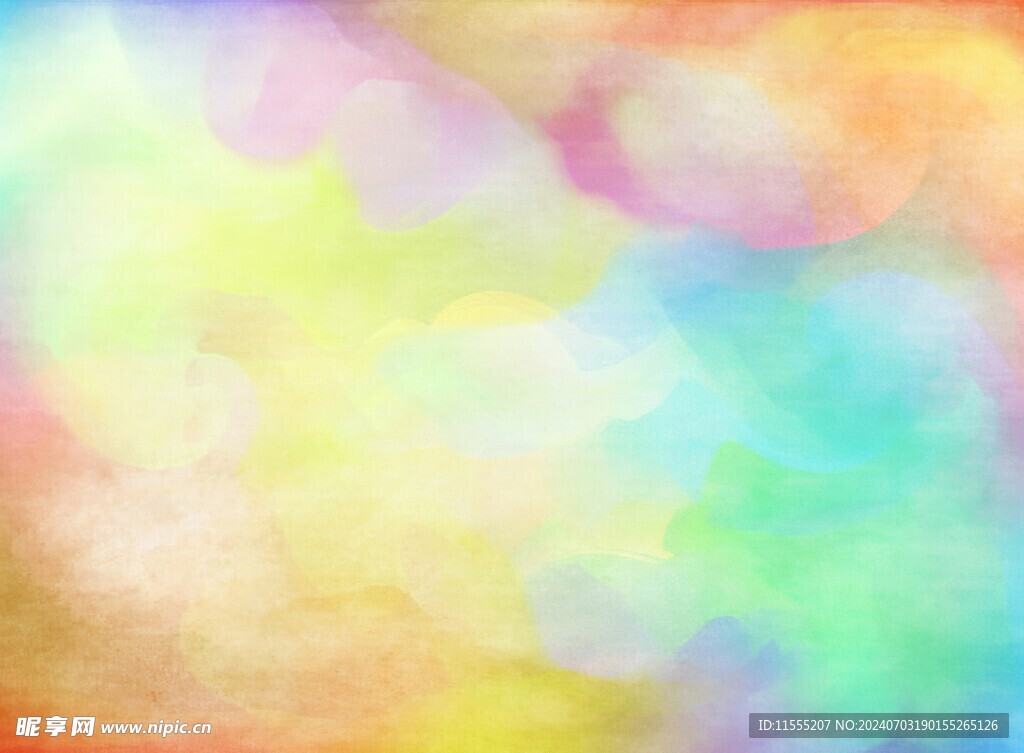 创意水彩抽象艺术画水彩晕染