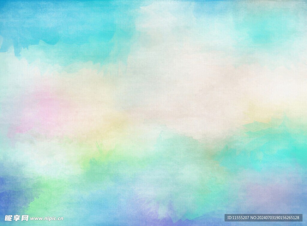 创意水彩抽象艺术画水彩晕染
