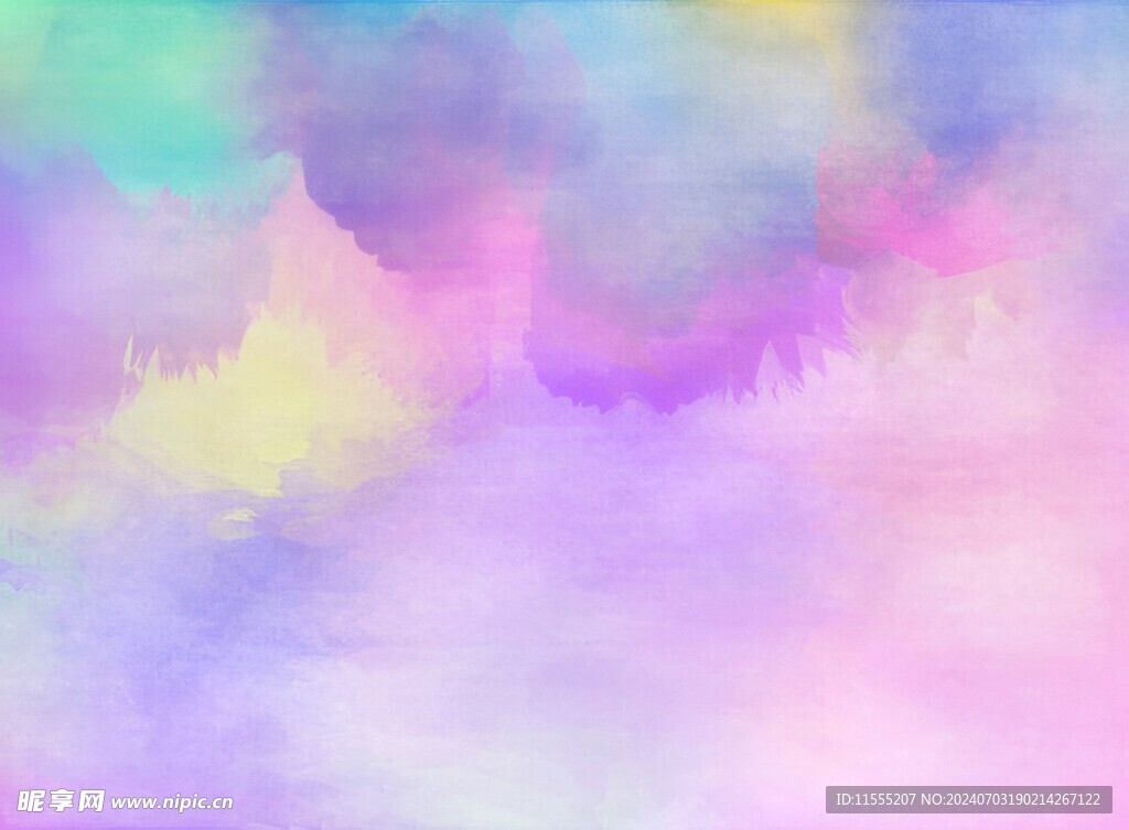 创意水彩抽象艺术画水彩晕染