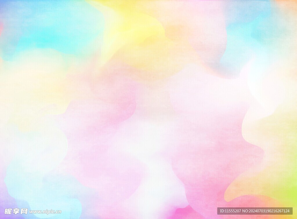 创意水彩抽象艺术画水彩晕染