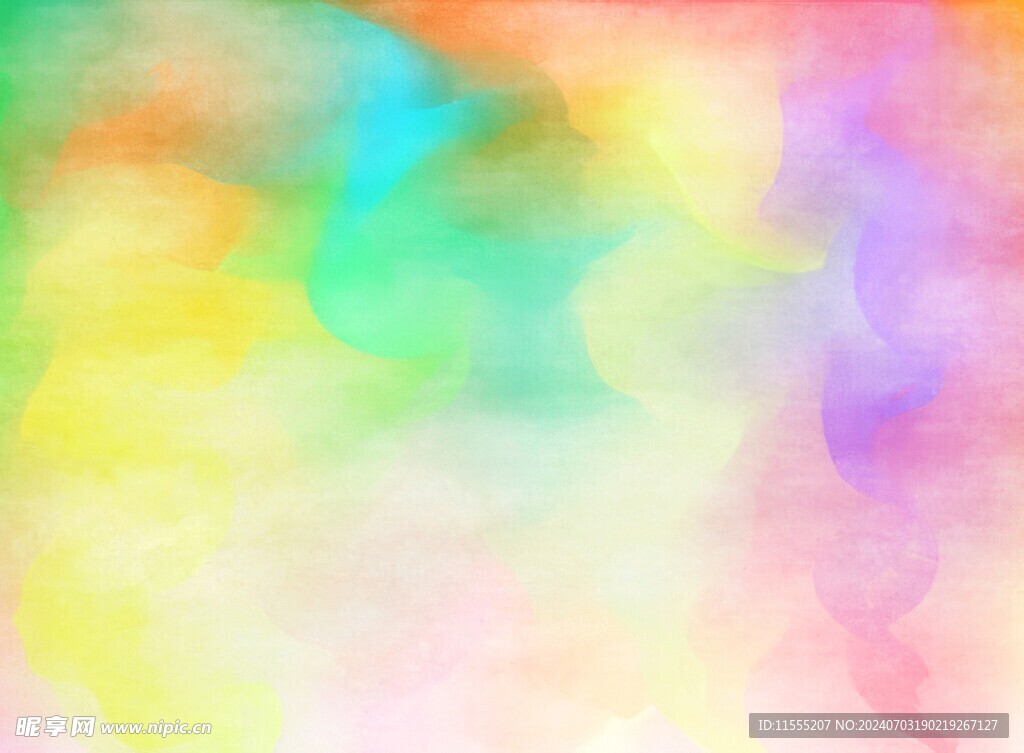 创意水彩抽象艺术画水彩晕染