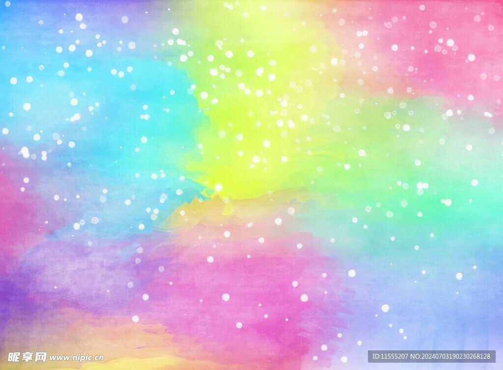 创意水彩抽象艺术画水彩晕染