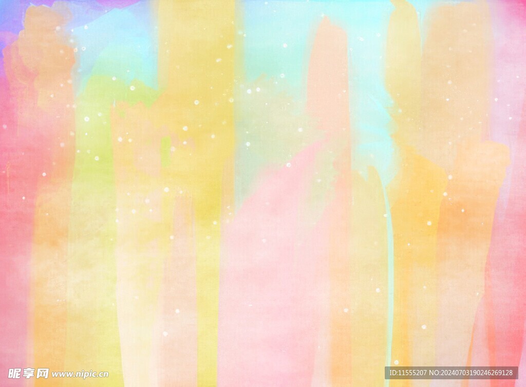 创意水彩抽象艺术画水彩晕染