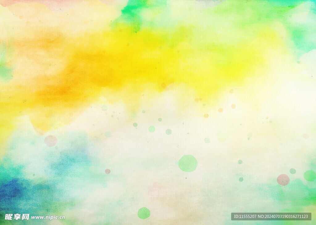 创意水彩抽象艺术画水彩晕染