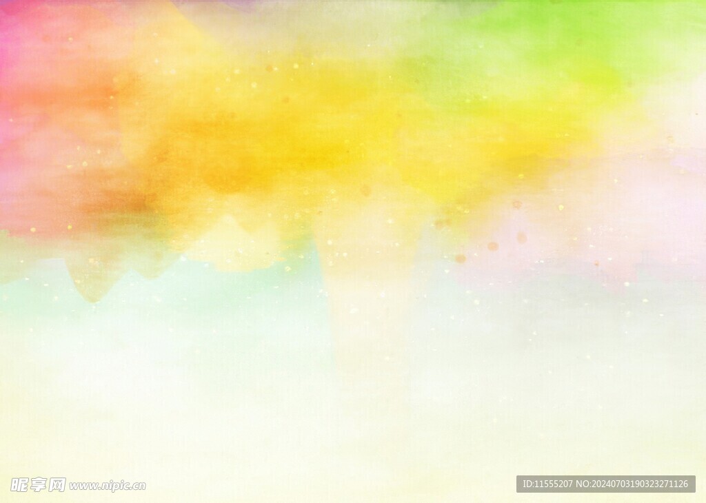 创意水彩抽象艺术画水彩晕染