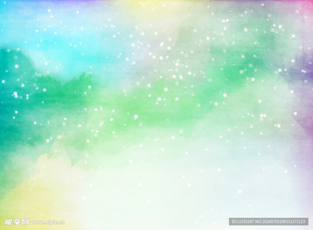 创意水彩抽象艺术画水彩晕染
