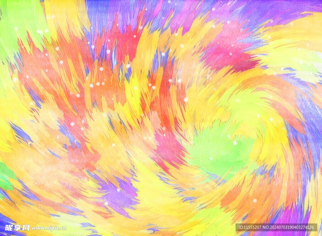 创意水彩抽象艺术画水彩晕染