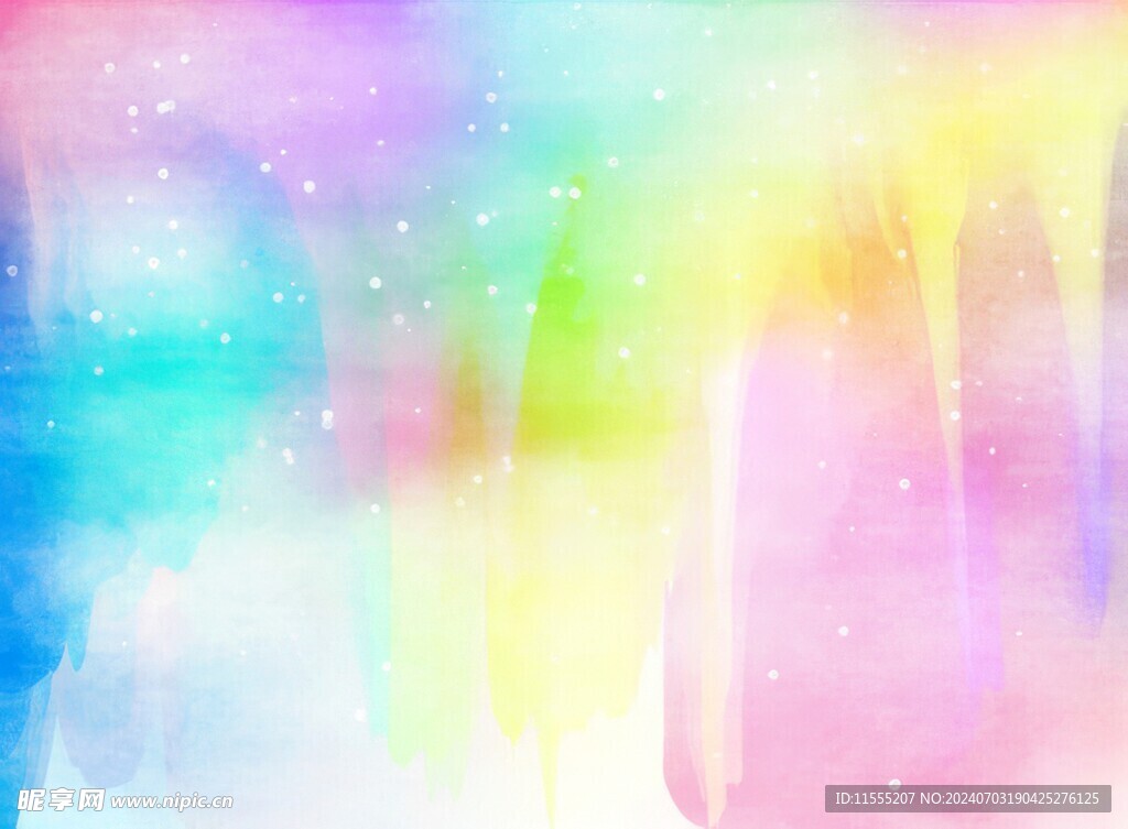 创意水彩抽象艺术画水彩晕染