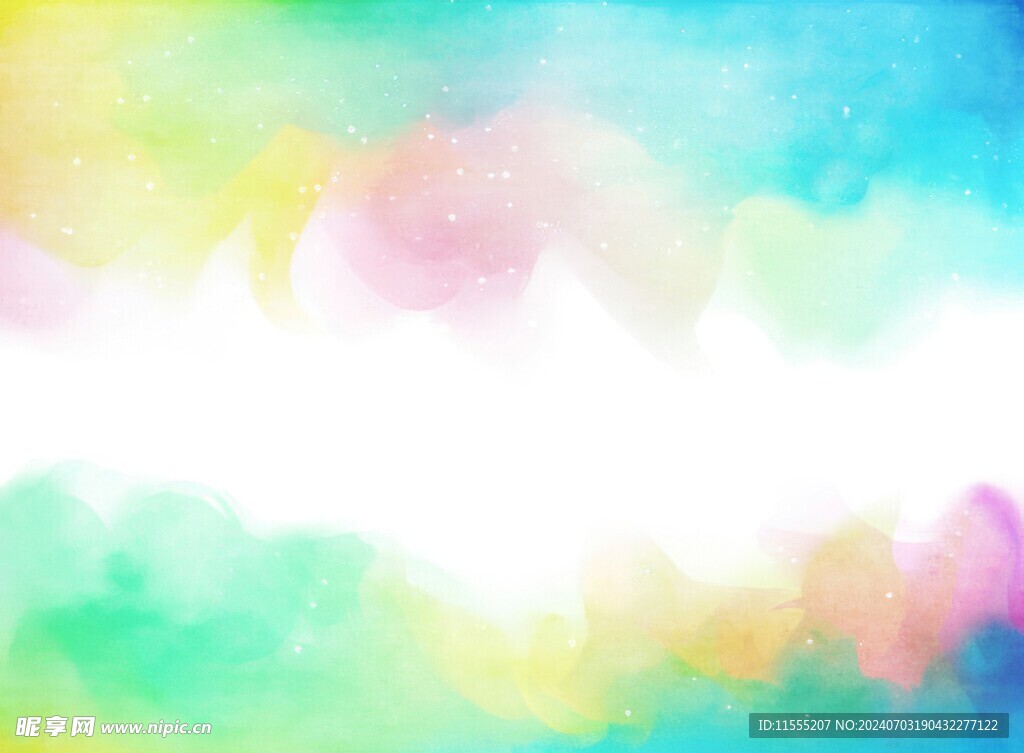 创意水彩抽象艺术画水彩晕染