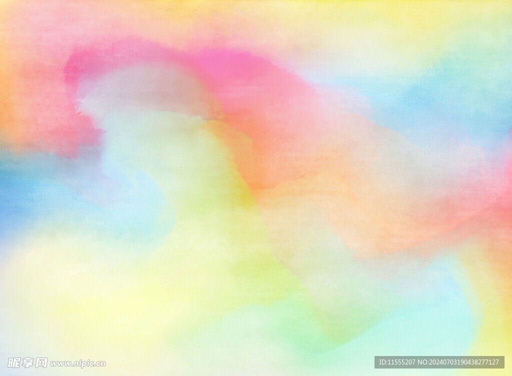 创意水彩抽象艺术画水彩晕染