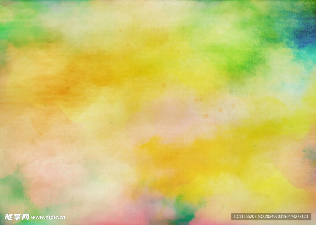 创意水彩抽象艺术画水彩晕染