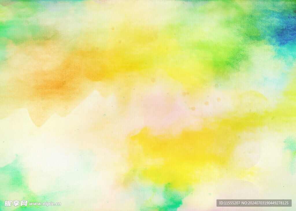 创意水彩抽象艺术画水彩晕染