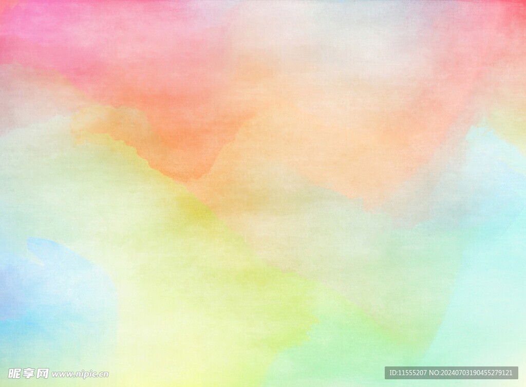 创意水彩抽象艺术画水彩晕染