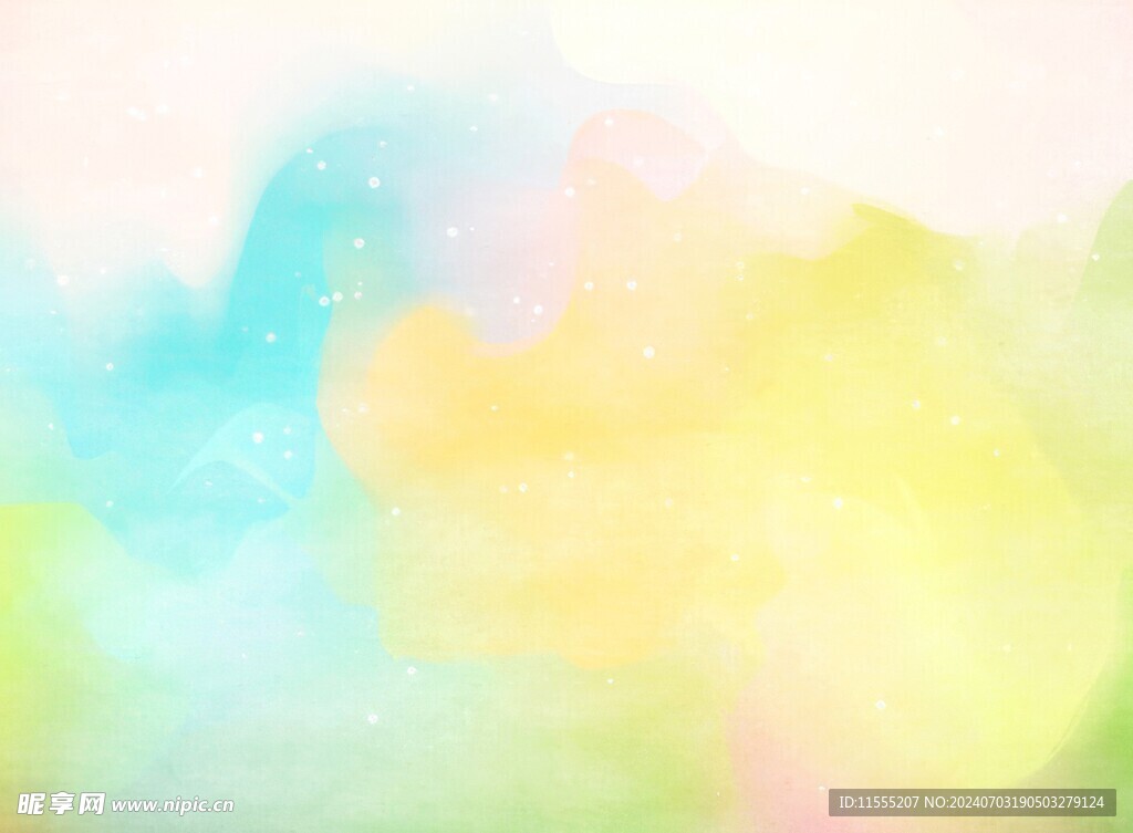 创意水彩抽象艺术画水彩晕染