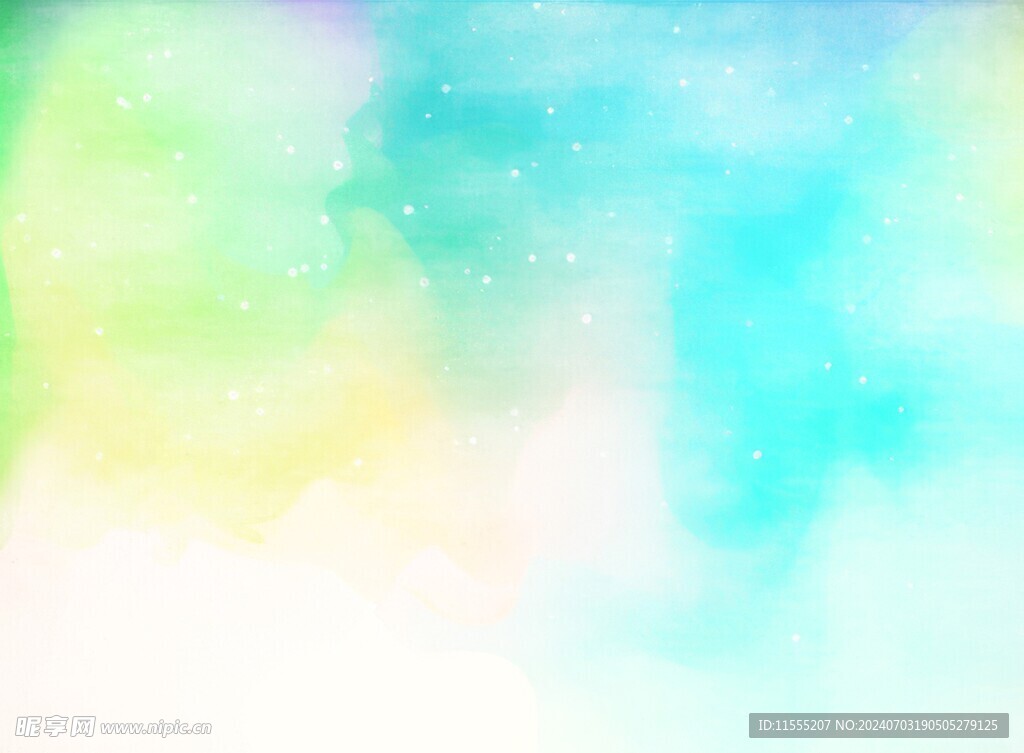 创意水彩抽象艺术画水彩晕染