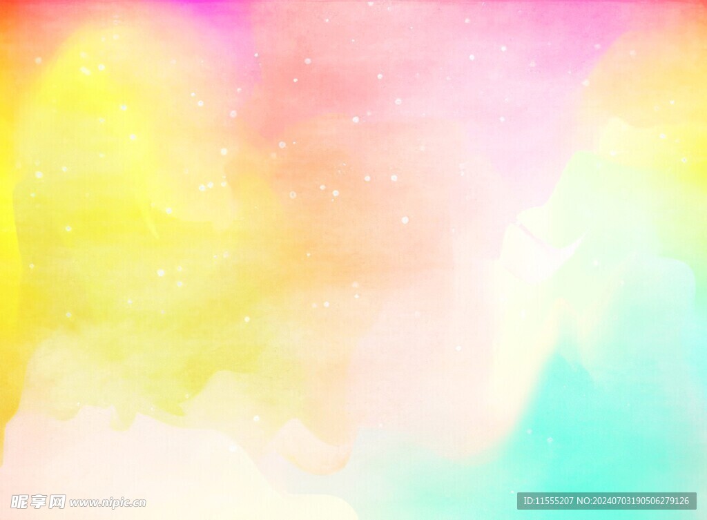 创意水彩抽象艺术画水彩晕染
