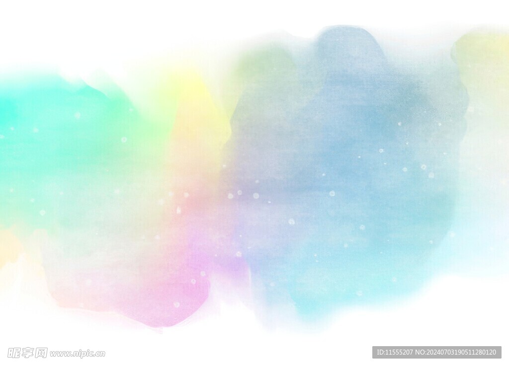 创意水彩抽象艺术画水彩晕染