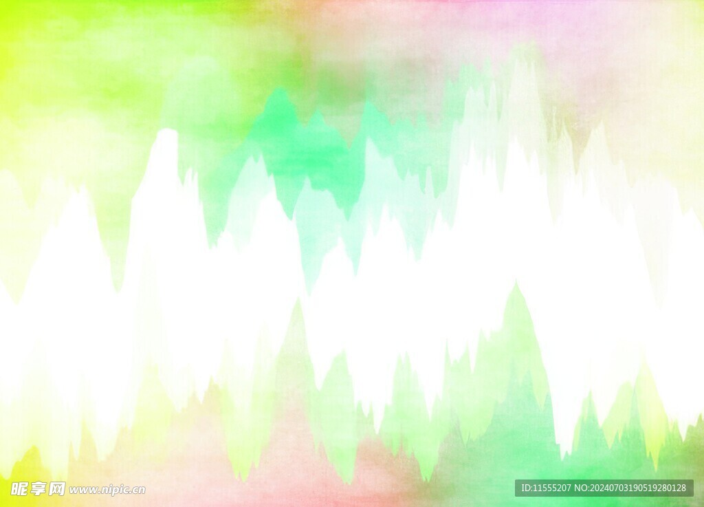创意水彩抽象艺术画水彩晕染