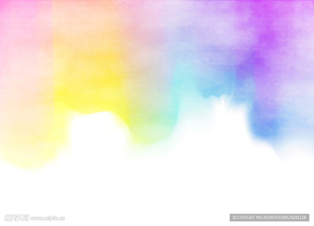 创意水彩抽象艺术画水彩晕染
